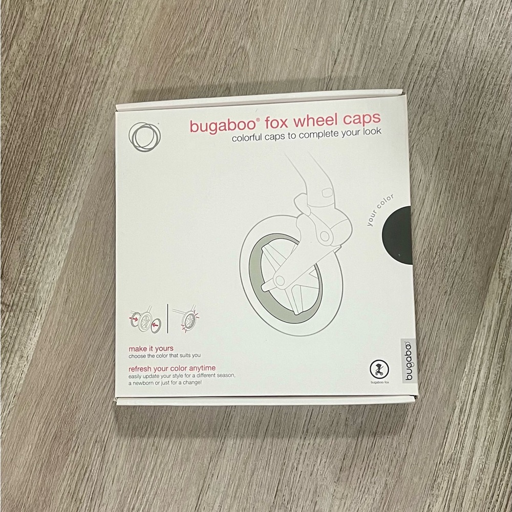 Bugaboo Fox Wheel Caps - White